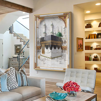Spiritual Kaaba in Mecca Premium Acrylic Vertical Wall Art