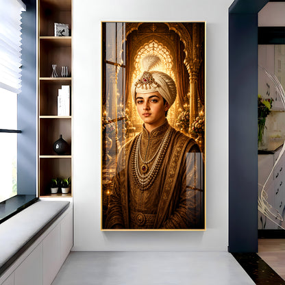 Sri Guru Harkrishan Sahib Ji Premium Acrylic Vertical Wall Art