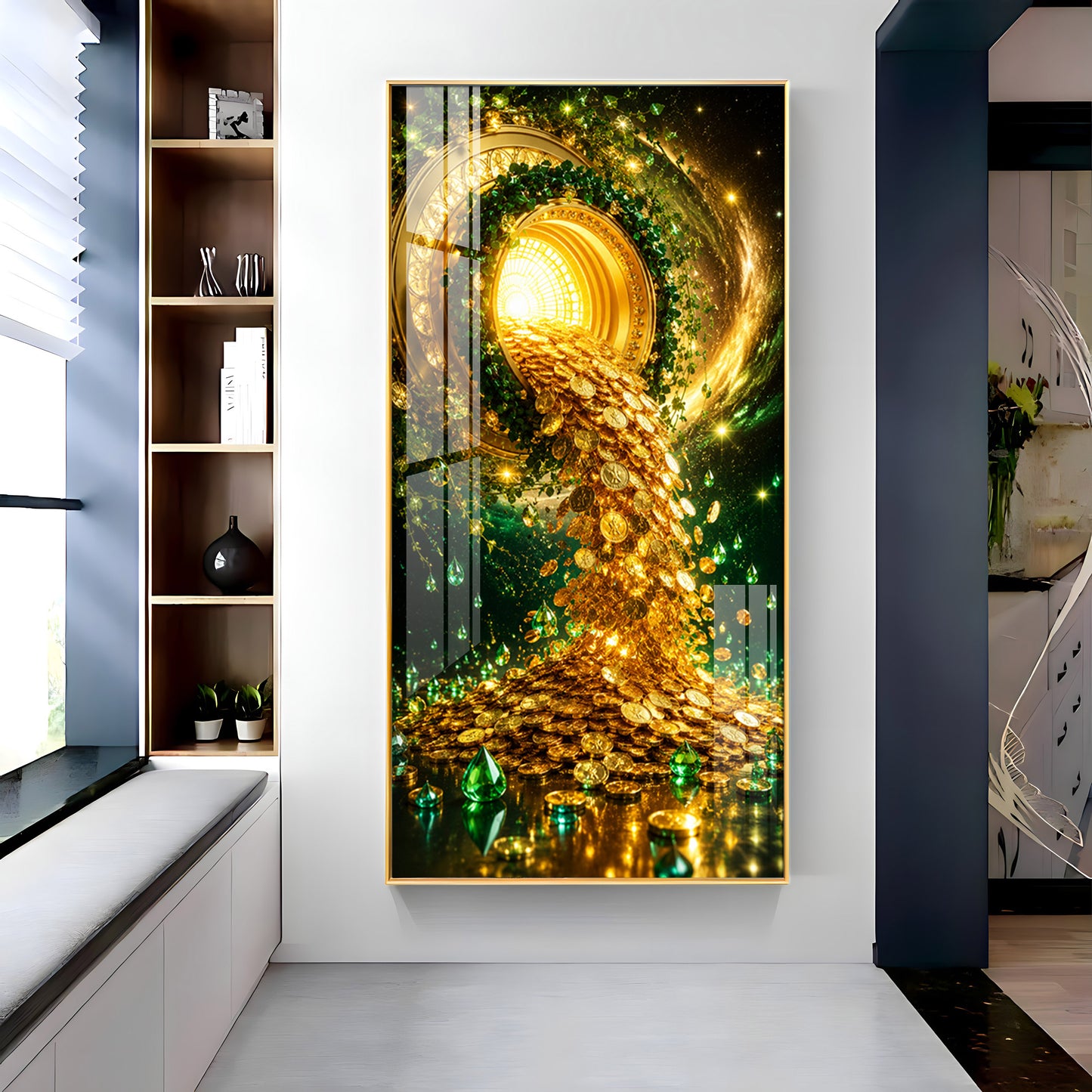 Portal Of Wealth Premium Acrylic Vertical Wall Art