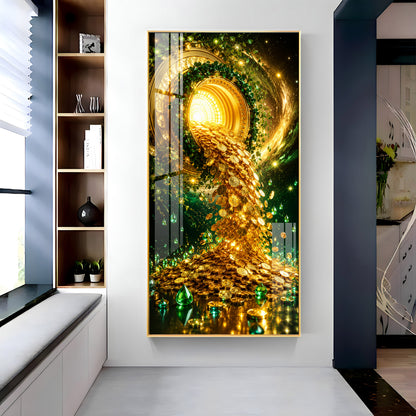 Portal Of Wealth Premium Acrylic Vertical Wall Art