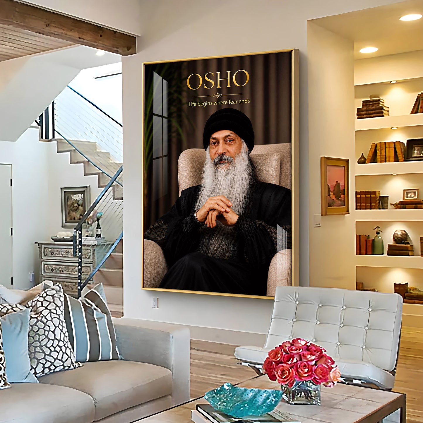 Osho Premium Acrylic Vertical Wall Art