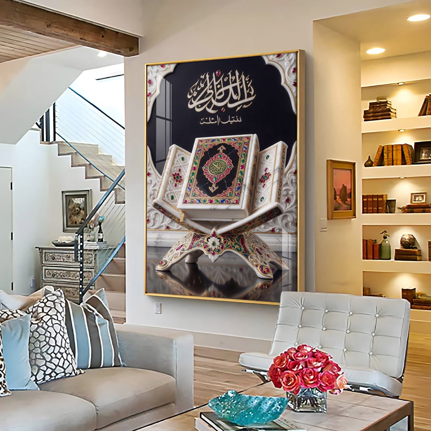 Islamic Quran Premium Acrylic Vertical Wall Art