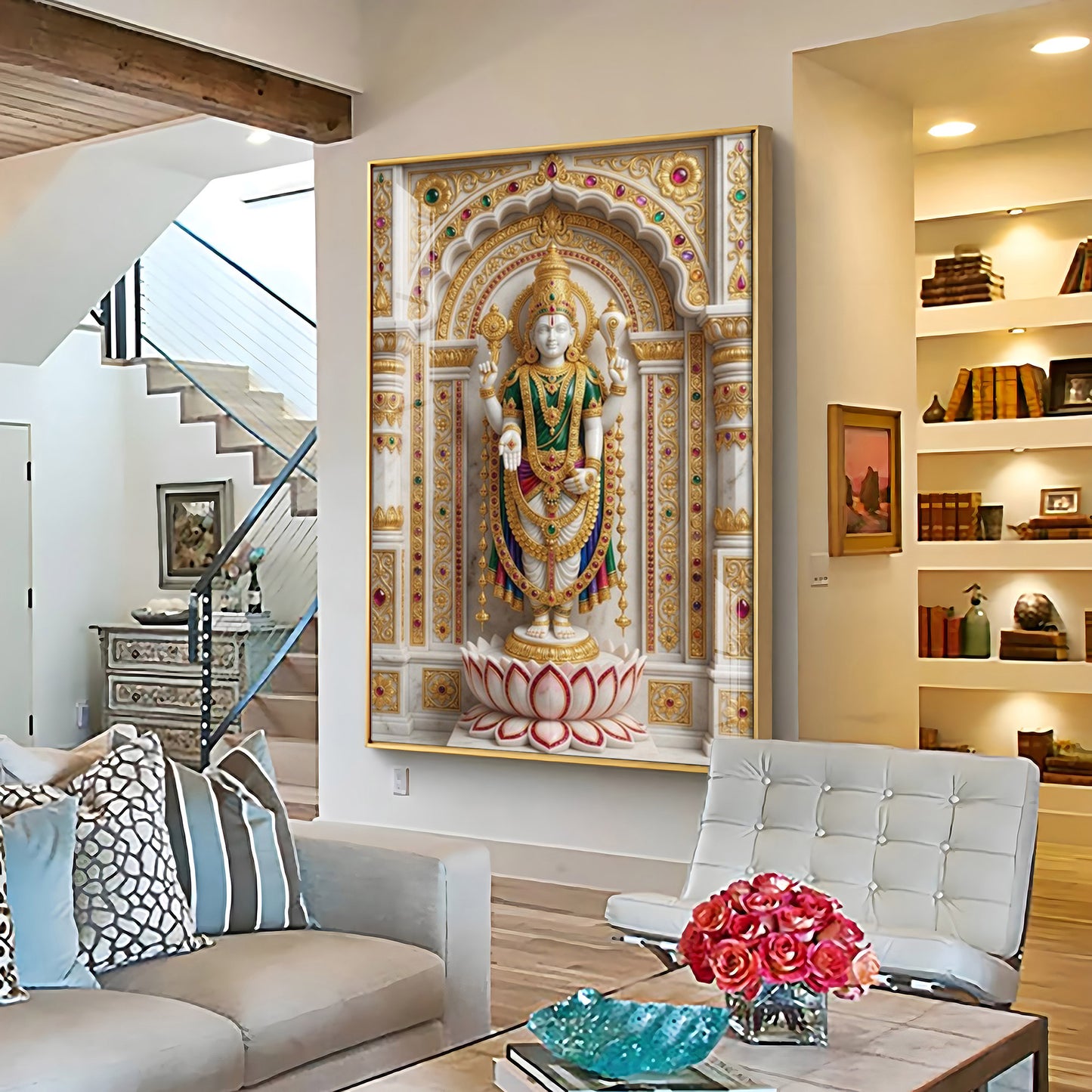 Divine Tirupati Bala Ji Premium Acrylic Vertical Wall Art
