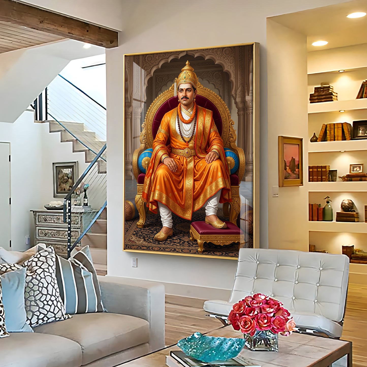 Shri Basavanna Premium Acrylic Vertical Wall Art