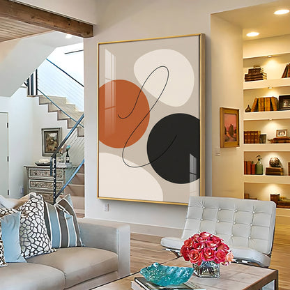 Circle Symphony Premium Acrylic Vertical Wall Art