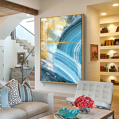 Celestial Wave Premium Acrylic Vertical Wall Art