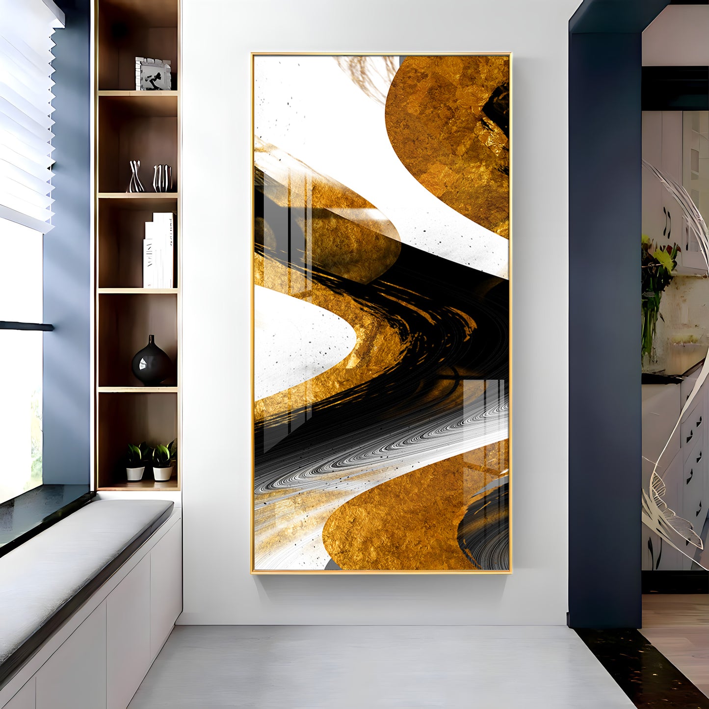 Modern Muse Canvas Premium Acrylic Vertical Wall Art