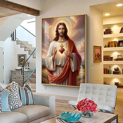 Emblem of Divine Love Premium Acrylic Vertical Wall Art