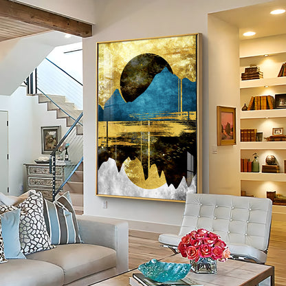 Mountain Glow Premium Acrylic Vertical Wall Art