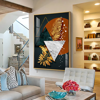 Radiant Shapes Premium Acrylic Vertical Wall Art