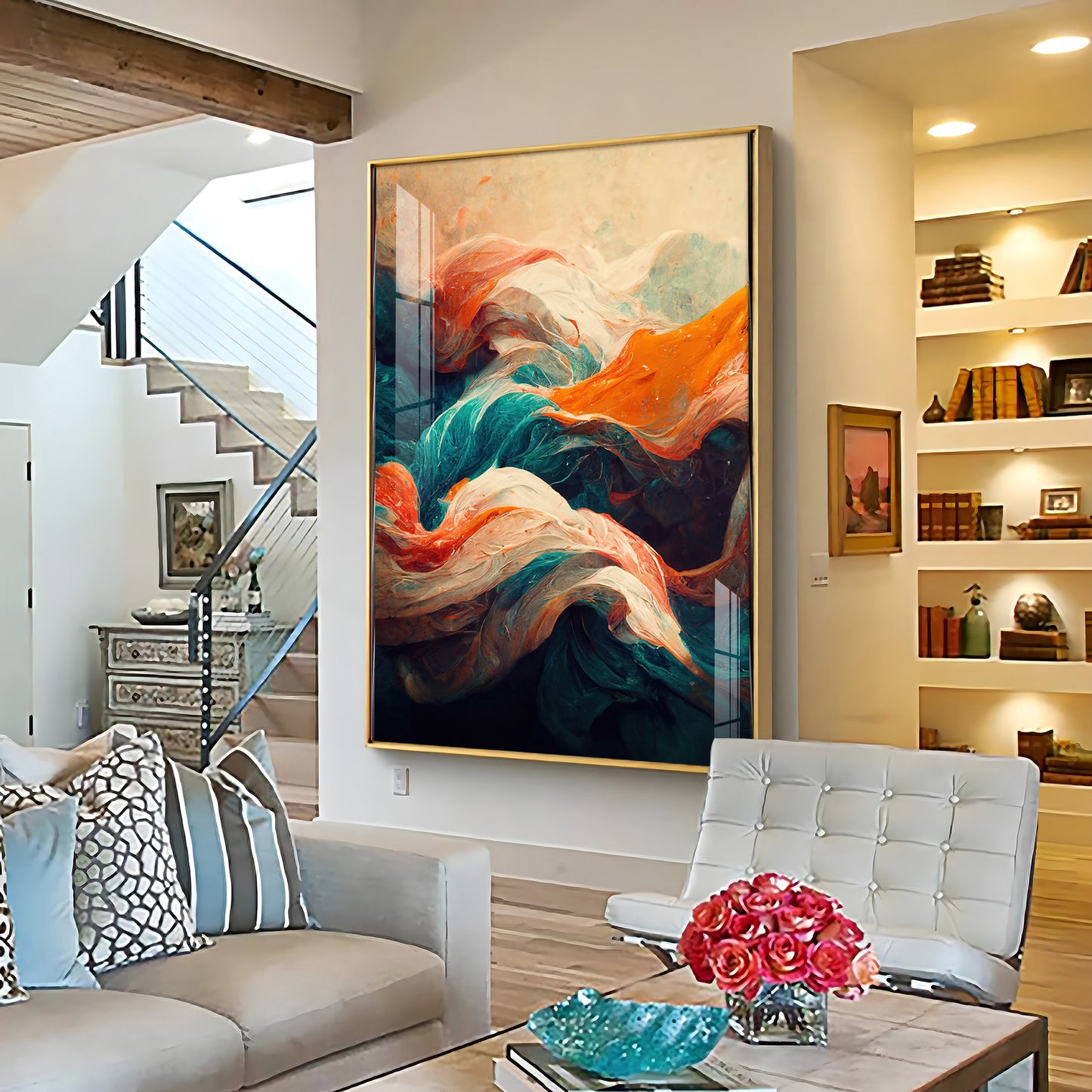 Colorwave Bliss Premium Acrylic Vertical Wall Art