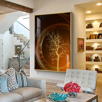 Bare Tree Premium Acrylic Vertical Wall Art