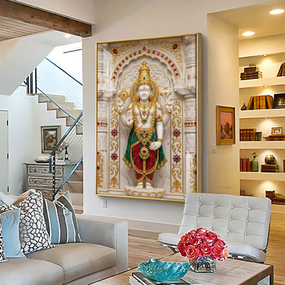 Bhagwan Murugan Premium Acrylic Vertical Wall Art