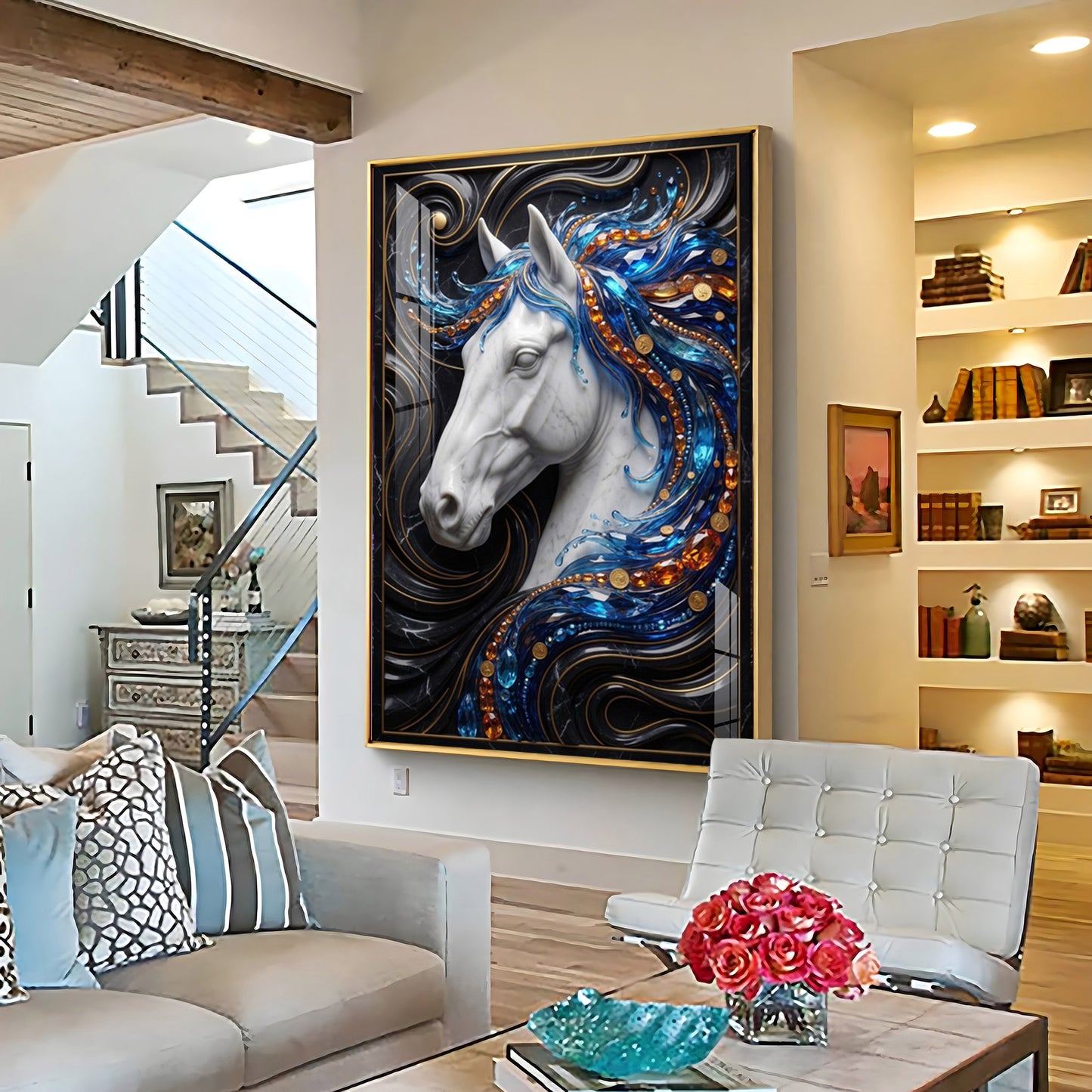Mystic Horse Premium Acrylic Vertical Wall Art