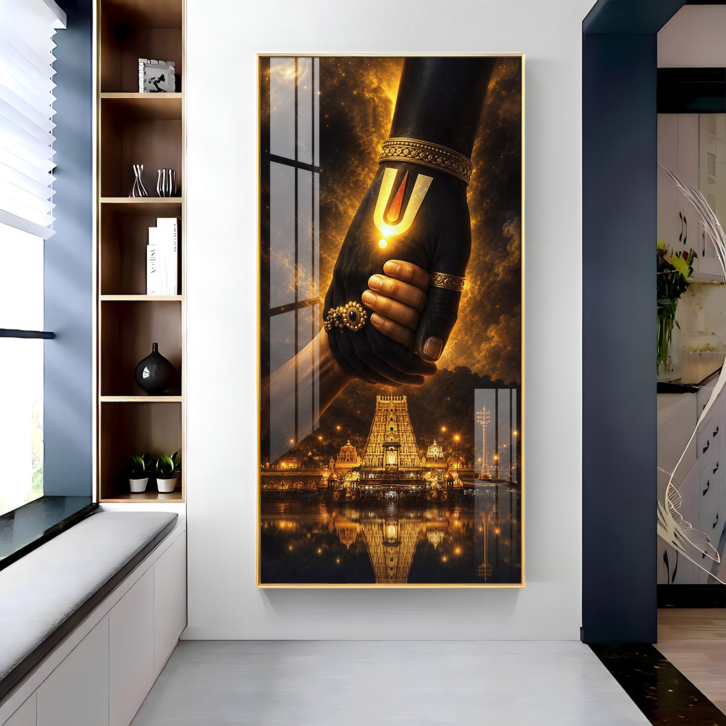 God Hand Of Spiritual Salvation Premium Acrylic Vertical Wall Art
