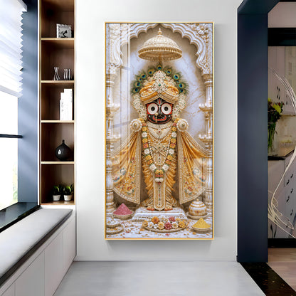 Sacred Jagannath Premium Acrylic Vertical Wall Art