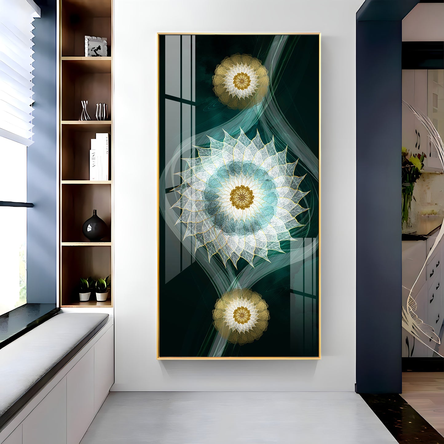 Evil Eye Theme Premium Acrylic Vertical Wall Art