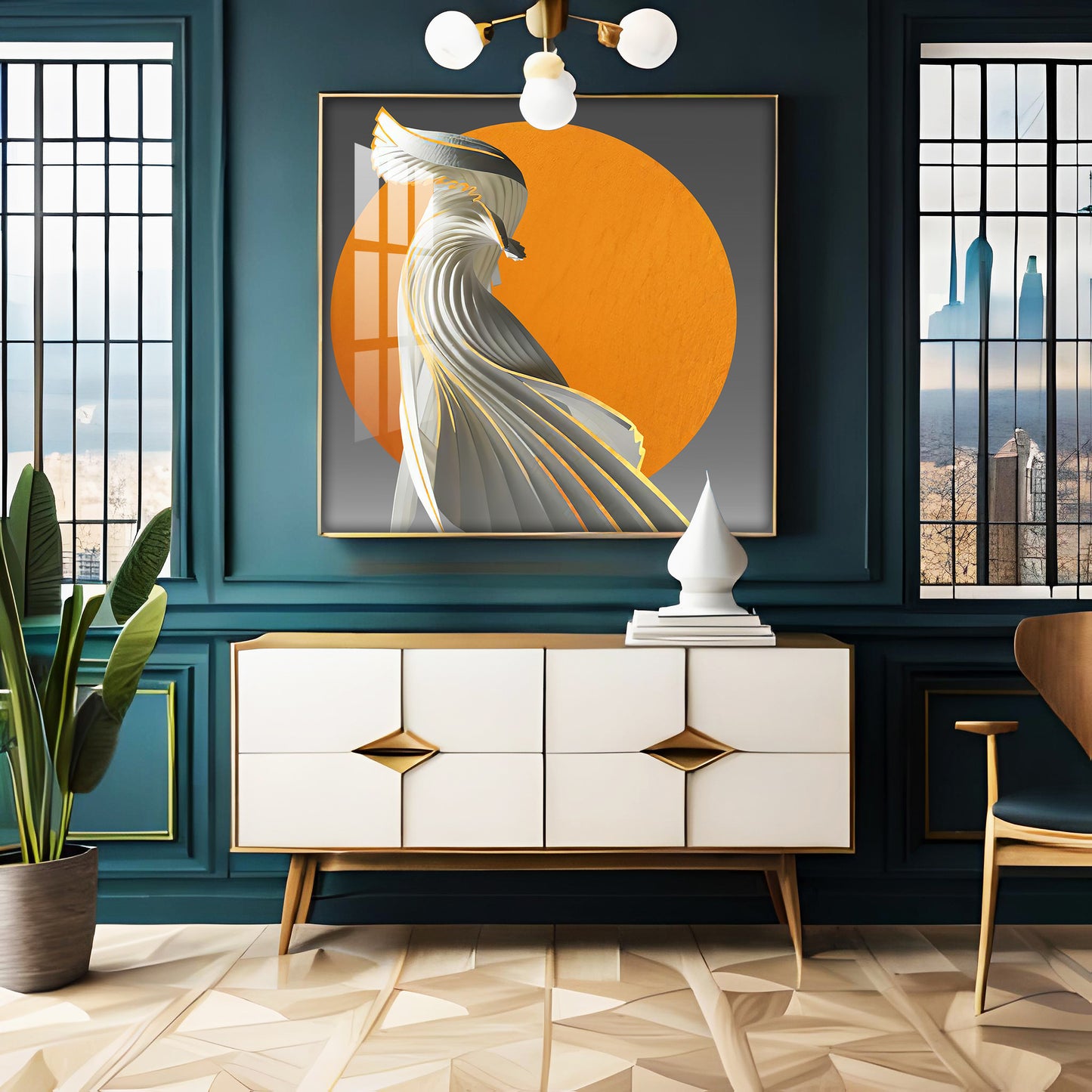 Creative Abstract Premium Acrylic Square Wall Art