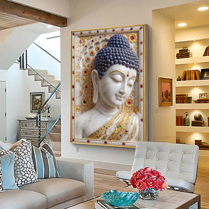 Divine Serenity Buddha Premium Acrylic Vertical Wall Art