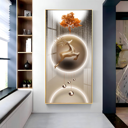 Deerly Decorated Premium Acrylic Vertical Wall Art