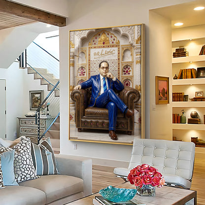 Dr. B.R. Ambedkar Premium Acrylic Vertical Wall Art