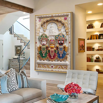 Lord Of Jagannath Puri Premium Acrylic Vertical Wall Art