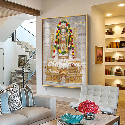 Divine Ram Lalla Premium Acrylic Vertical Wall Art