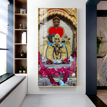 Shri Sanwaliya Seth Ji Premium Acrylic Vertical Wall Art