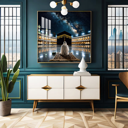 Kaaba Mecca Premium Acrylic Square Wall Art