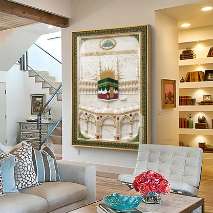 Holy Kaaba Premium Acrylic Vertical Wall Art