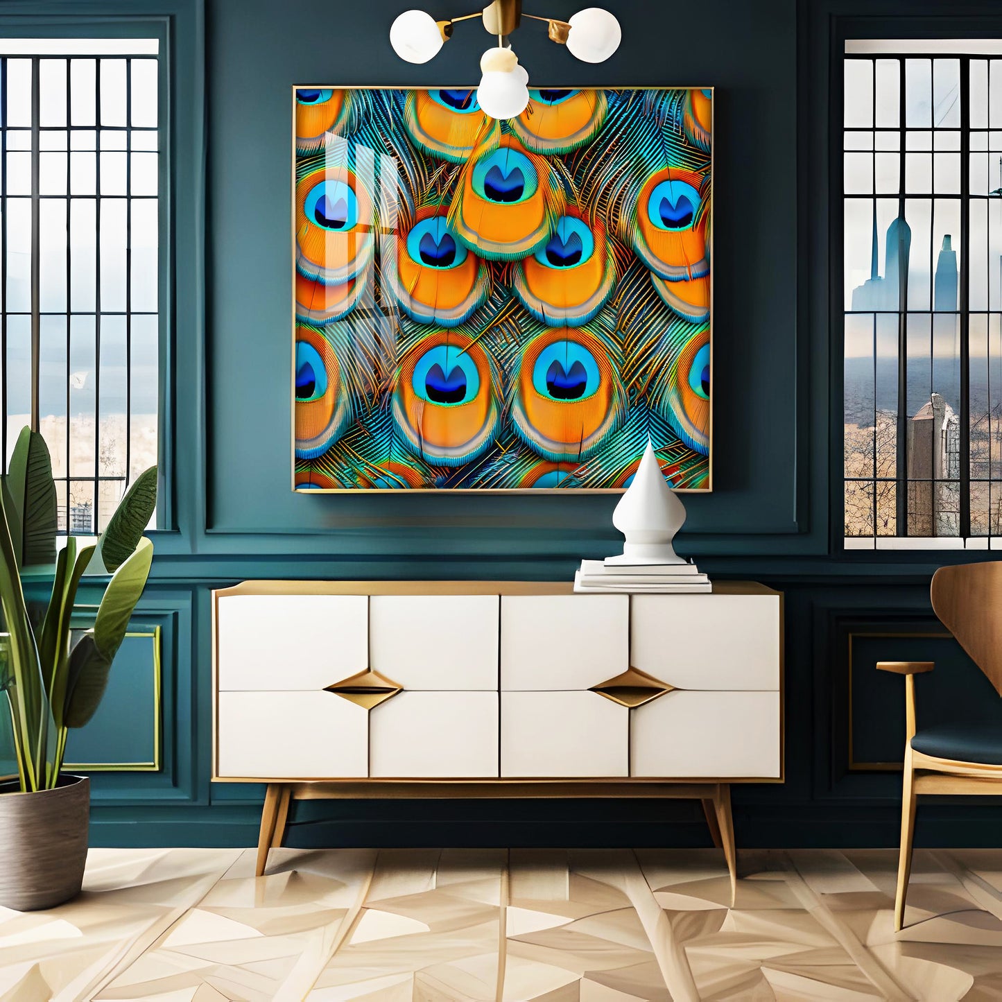 Morpankh Premium Acrylic Square Wall Art