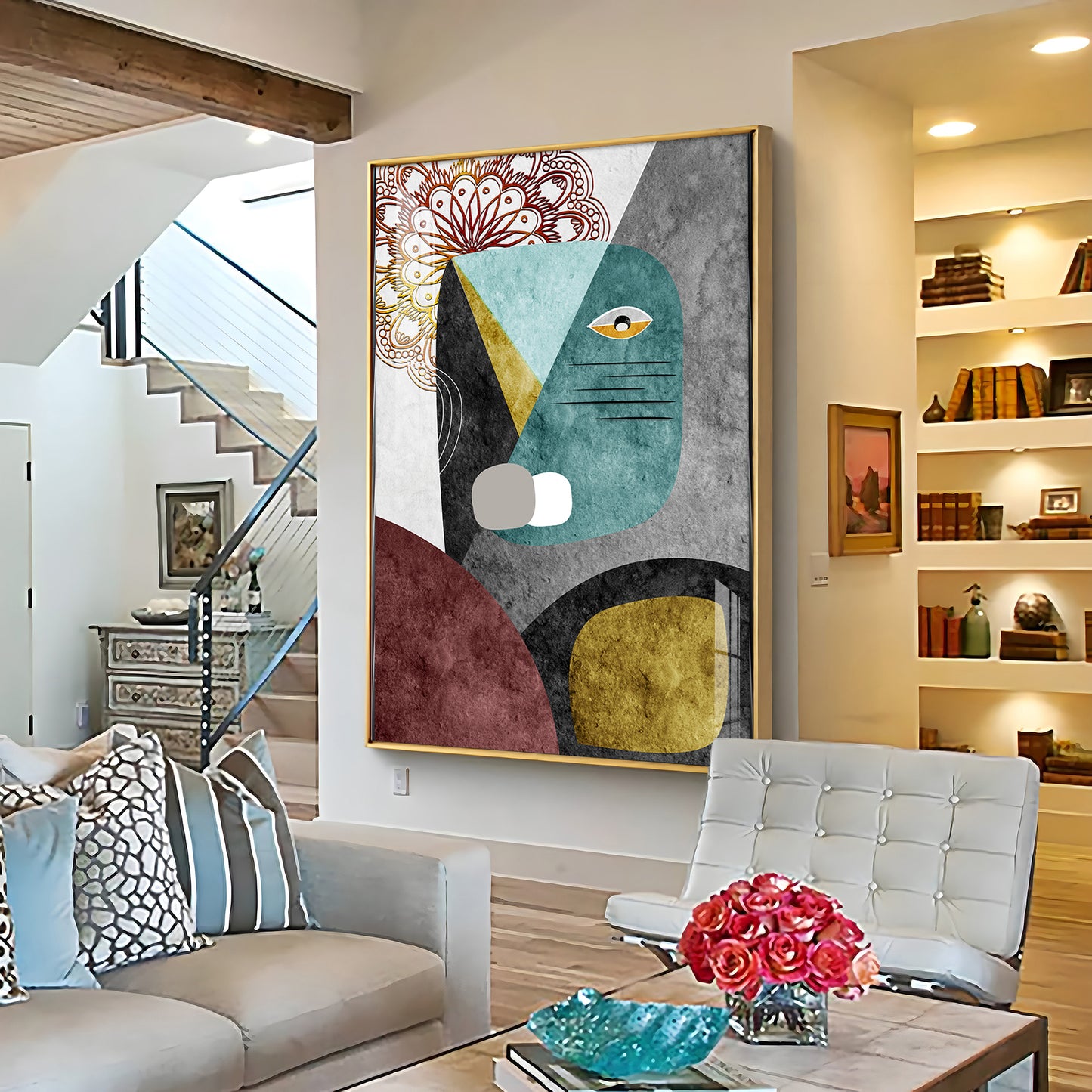 Nature's Harmony Premium Acrylic Vertical Wall Art
