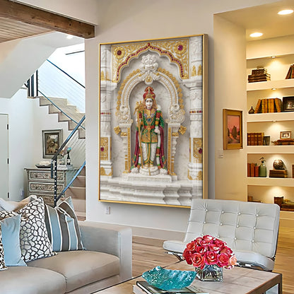 Lord Subramanya Premium Acrylic Vertical Wall Art