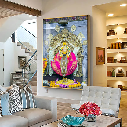 Shree Ambabai Premium Acrylic Vertical Wall Art