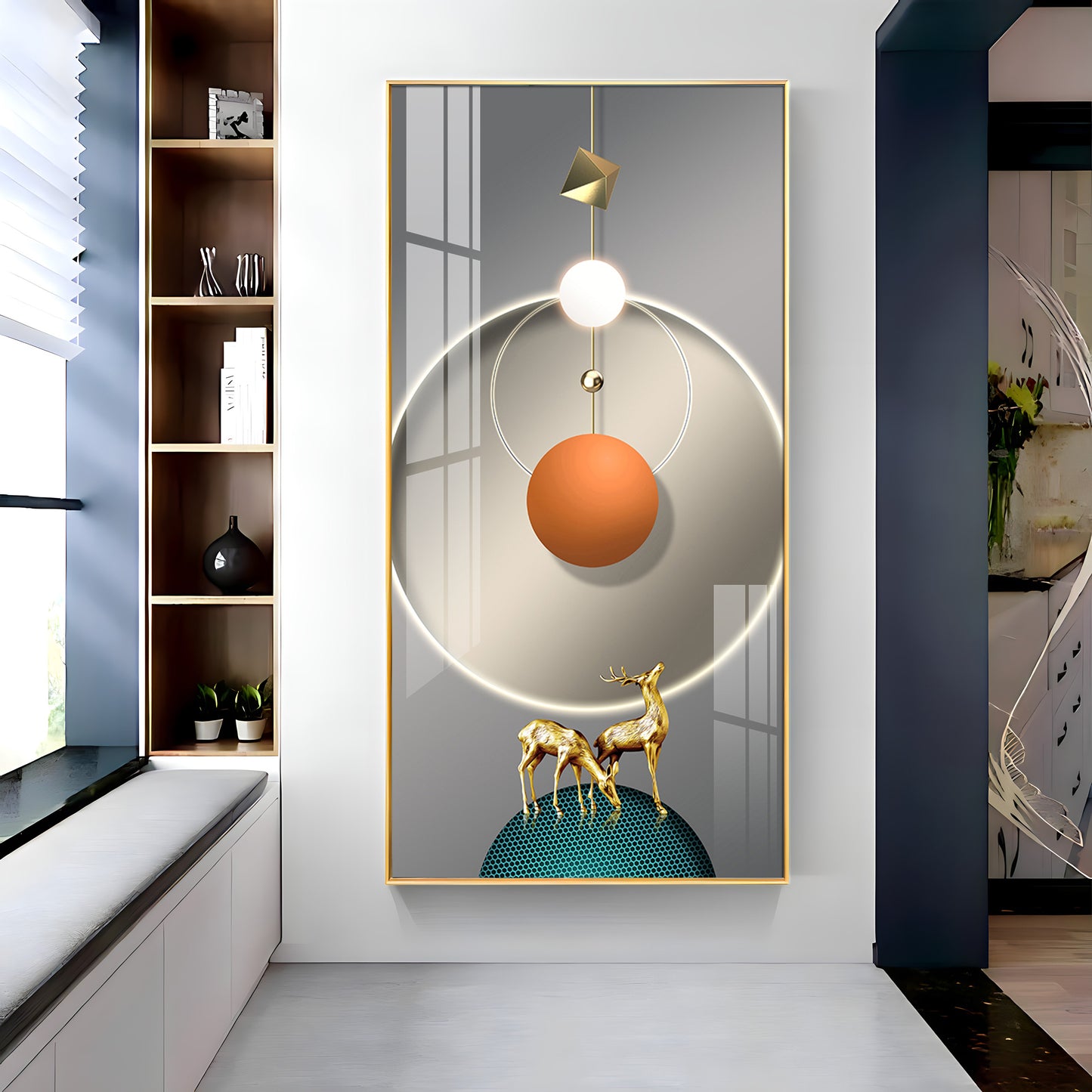 Elegant Entryway Premium Acrylic Vertical Wall Art