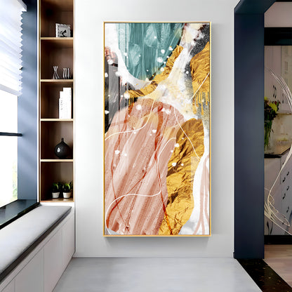 Abstract Aura Premium Acrylic Vertical Wall Art