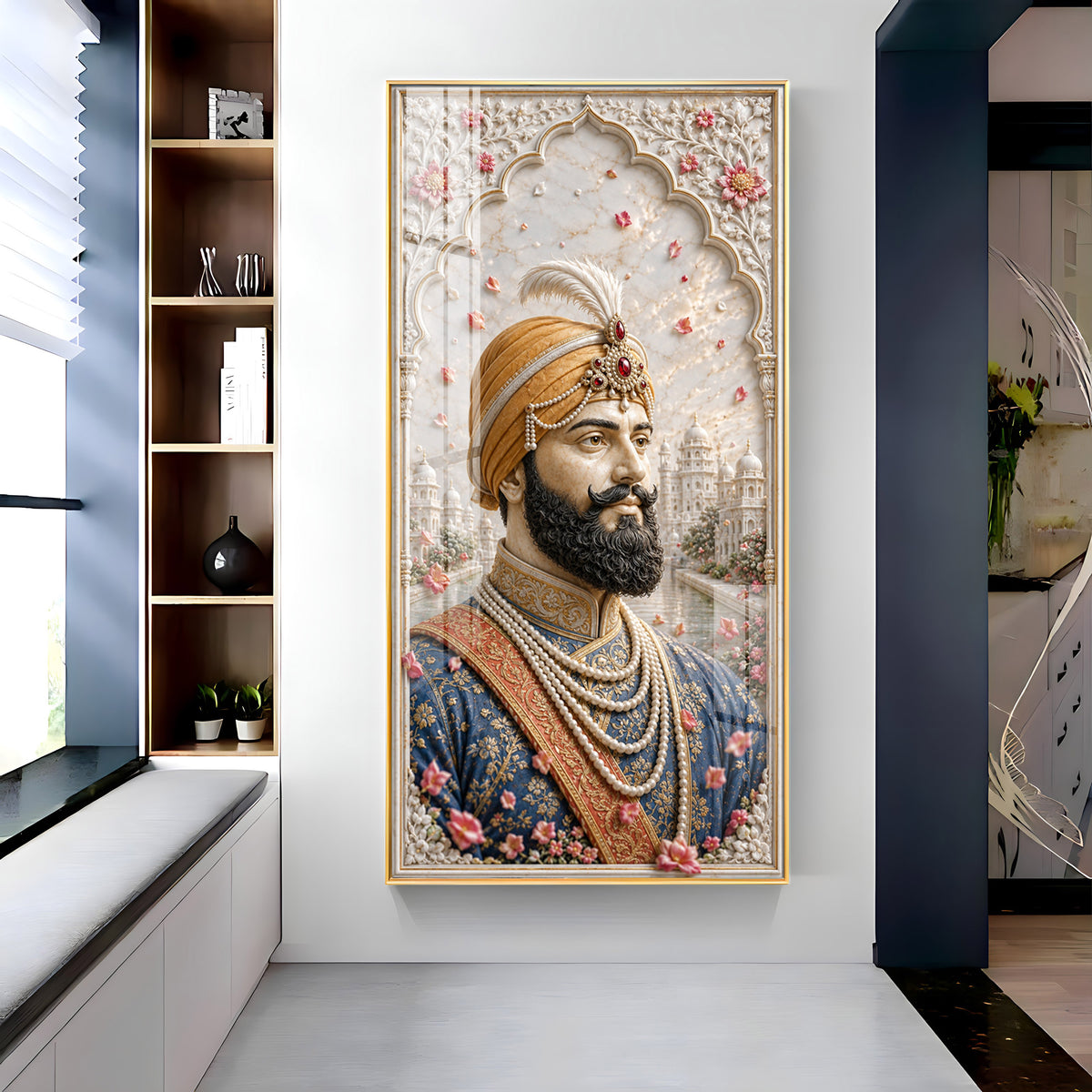 Sri Guru Gobind Singh Ji Premium Acrylic Vertical Wall Art