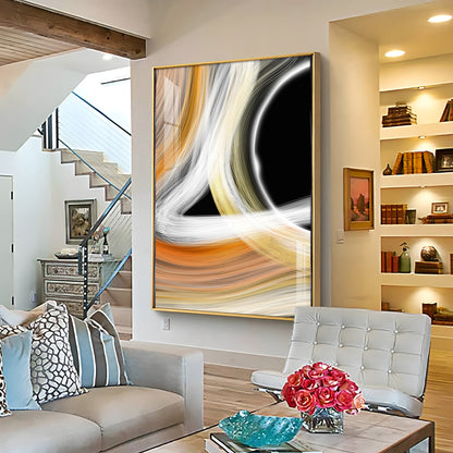 Vibrant Harmony Premium Acrylic Vertical Wall Art