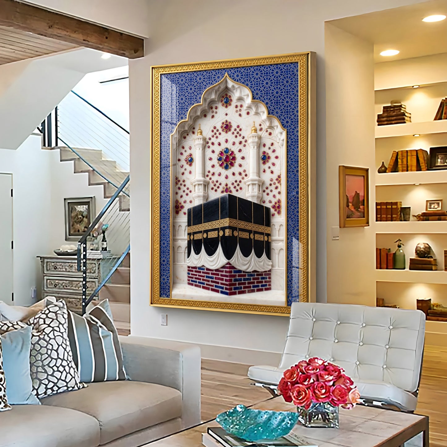 Holy Kaaba In Makkah Premium Acrylic Vertical Wall Art