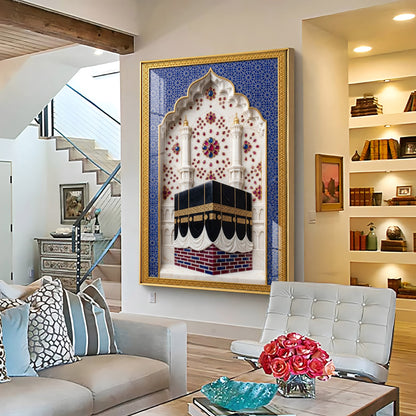 Holy Kaaba In Makkah Premium Acrylic Vertical Wall Art