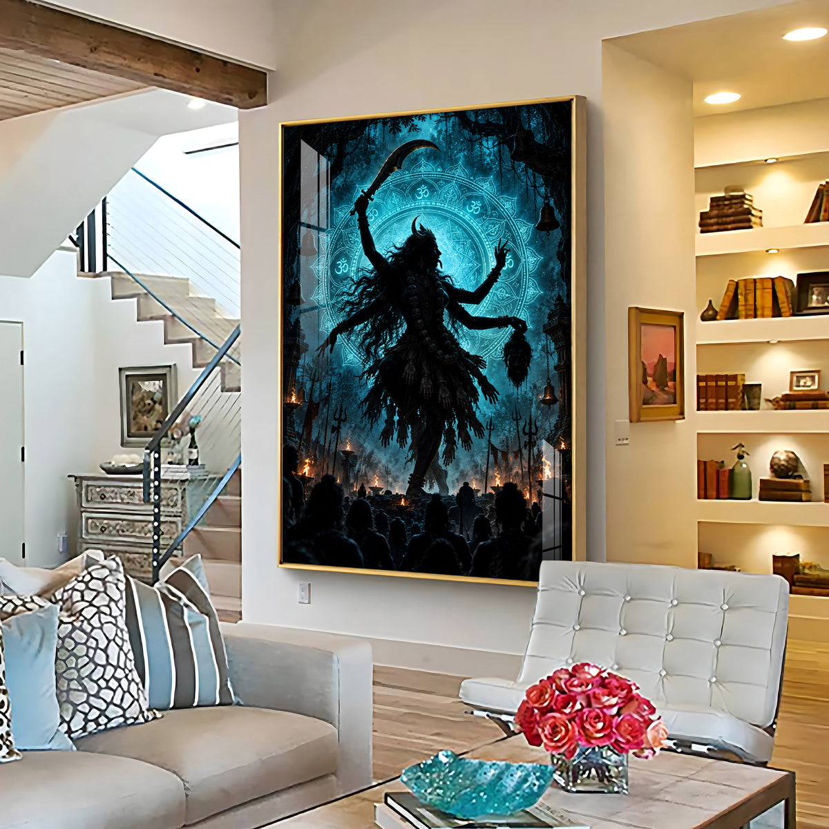 Mata Kalaratri Premium Acrylic Vertical Wall Art