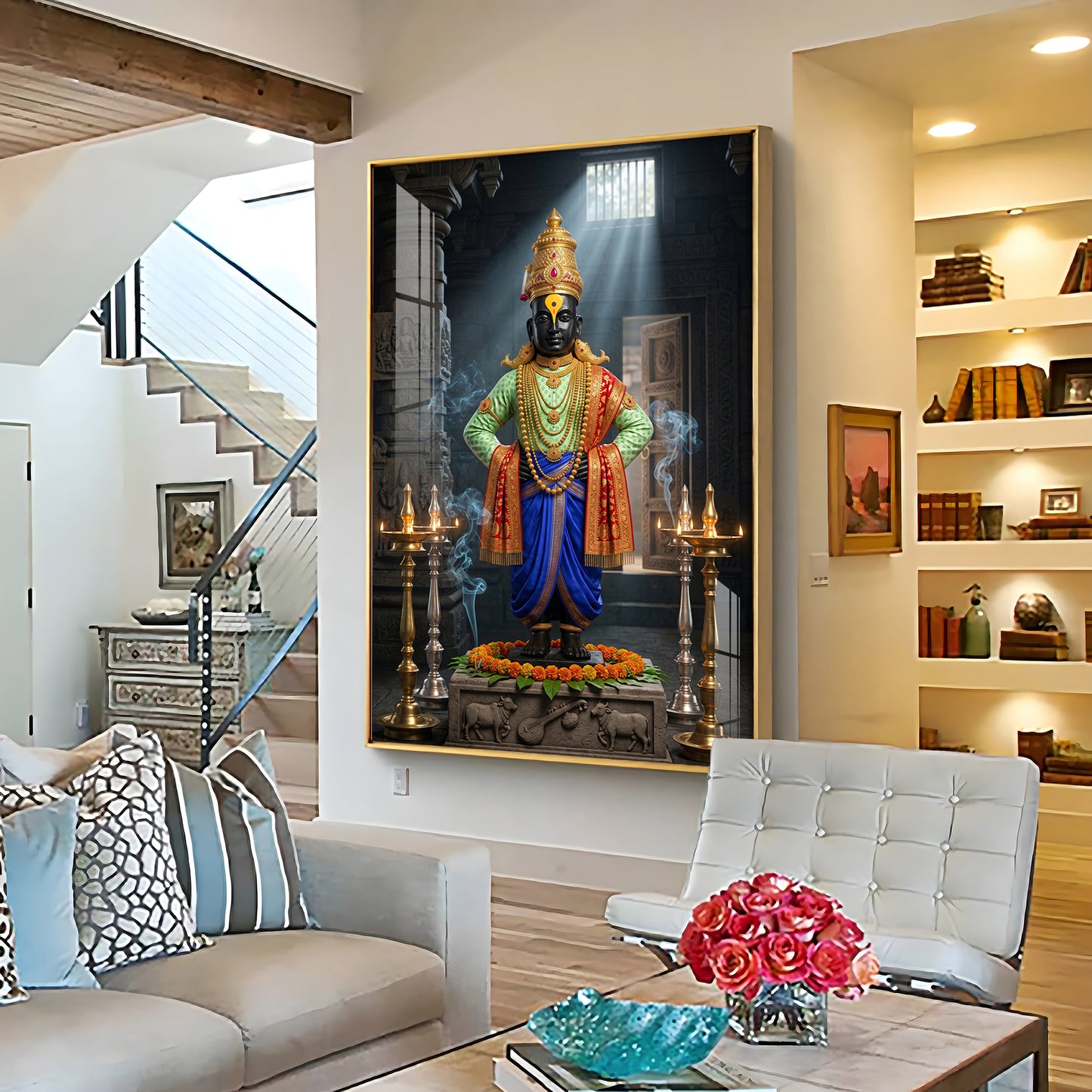 Lord Panduranga Premium Acrylic Vertical Wall Art