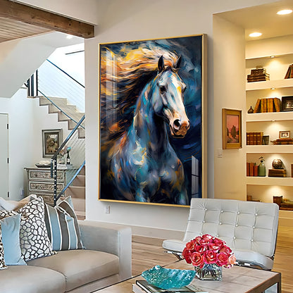 Radiant Horse Premium Acrylic Vertical Wall Art