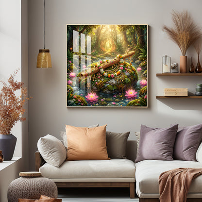 Beautiful Flute Premium Acrylic Square Wall Art