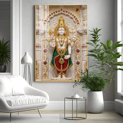 Bhagwan Murugan Premium Acrylic Vertical Wall Art