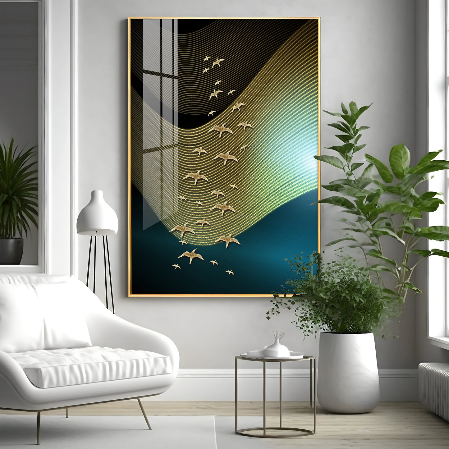 Wave of Wings Premium Acrylic Vertical Wall Art