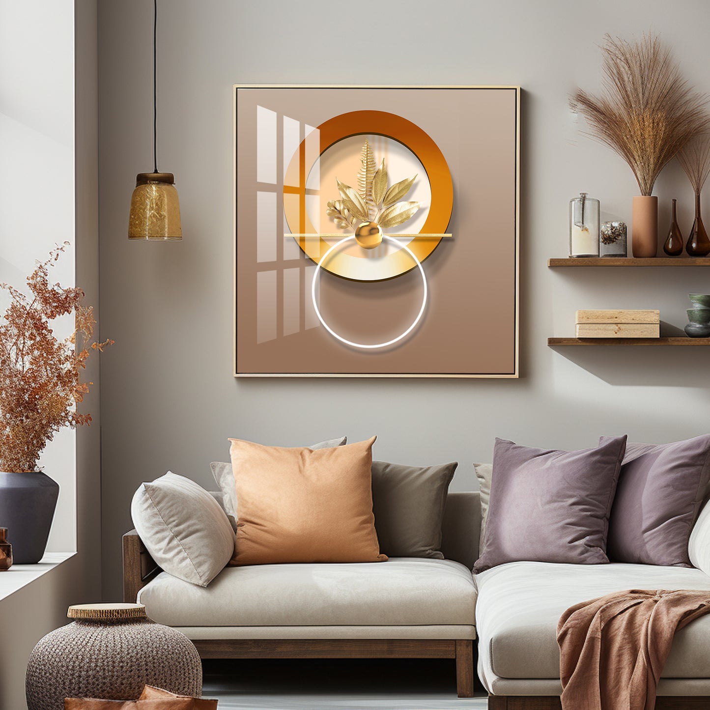 Symbolizing Nature & Elegance Premium Acrylic Square Wall Art