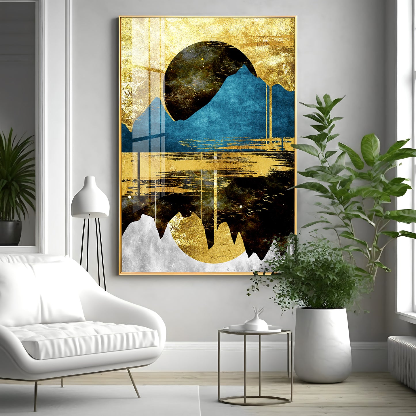 Mountain Glow Premium Acrylic Vertical Wall Art