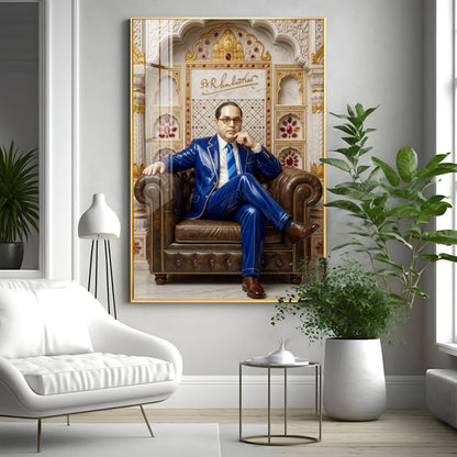 Dr. B.R. Ambedkar Premium Acrylic Vertical Wall Art