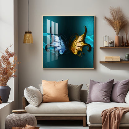 Butterfly Wings Premium Acrylic Square Wall Art